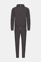 Slate Grey Hooded Tech Suit